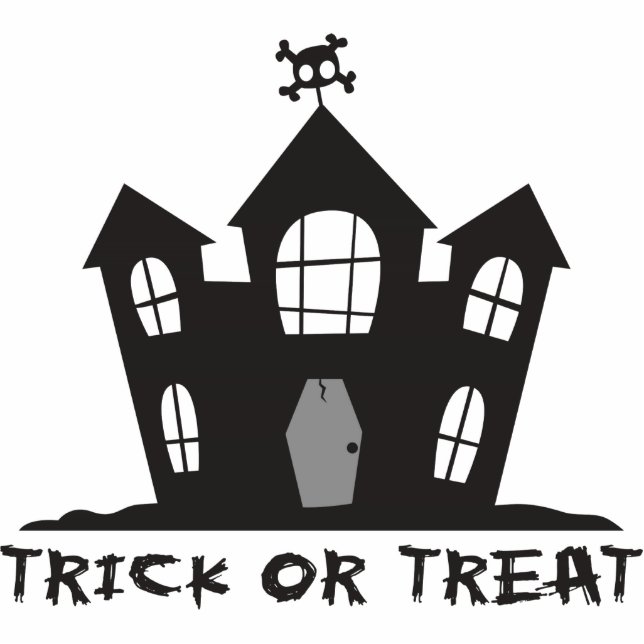 Haunted House Staand Fotobeeldje (Voorkant)