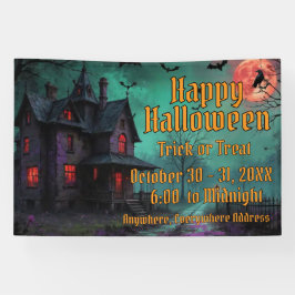 Haunted House Themed Banner
