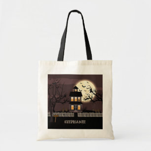 Haunted House Tote Bag