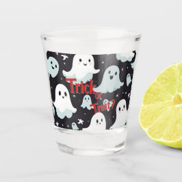 Haunted House Trick Treat Halloween Shot Glas