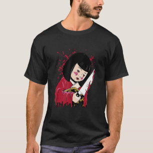 Haunted japans pop griezelig collectible beeldje t-shirt