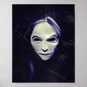 Haunted Lady Cadeaus Poster Dark Art