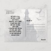 Haunted Manor Halloween Party Invitation  Briefkaart (Achterkant)