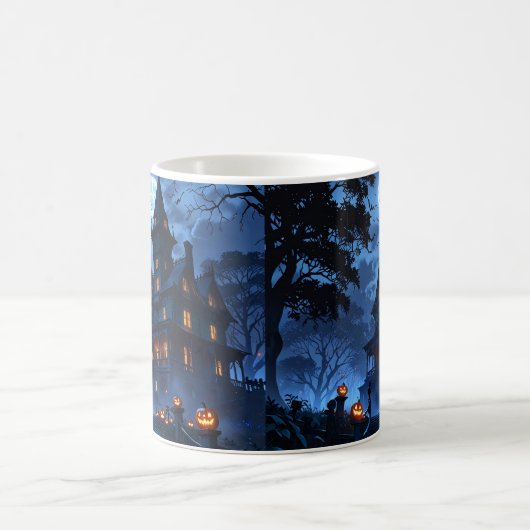 Haunted Mansion Anime Mug - Halloween Éffrayant (Centre)