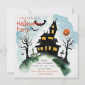 Haunted Mansion Halloween Fête Invitation (Devant)