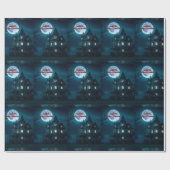 Haunted Mansion Halloween inpakpapier (Vlak)