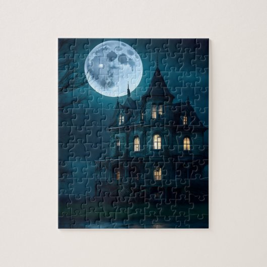 Haunted Mansion Jigsaw Puzzel (Verticaal)