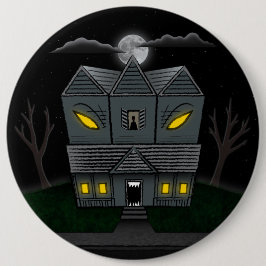 Haunted Monster House Ronde Button 6,0 Cm