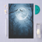 Haunted Moonlight Halloween Decoupage Tissue Paper Tissuepapier (Craft)