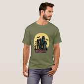Haunted Moonlight Halloween T-Shirt (Devant entier)
