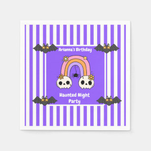 Haunted Night Party Verjaardag - Halloween nacht Servet