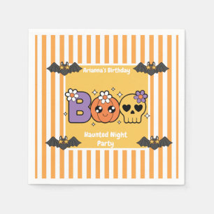 Haunted Night Party Verjaardag - Halloween nacht Servet
