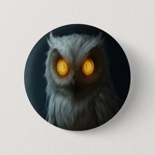 Haunted Owl Button (Voorkant)