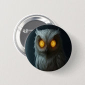 Haunted Owl Button (Voorkant /achterkant)