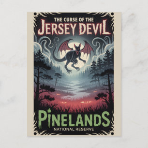 Haunted Pinelands National Reserve poster Briefkaart