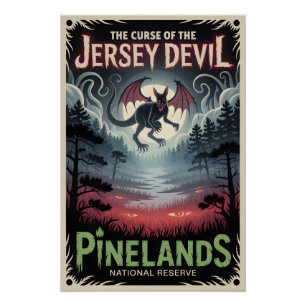 Haunted Pinelands National Reserve poster Perfect Poster