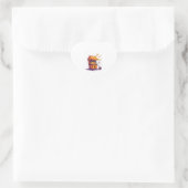 Haunted Popcorn Stand Hart Sticker (Tas)