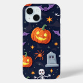 "Haunted Protection : Spooktacular iPhone 15 Coque (Verso)