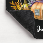 Haunted Pumpkin House met Ghost en Bats Muismat (Hoek)