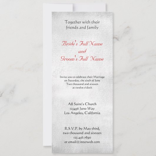 Haunted Road met Ravens Aangepaste Bruiloft Uitnod Kaart (Achterkant)