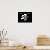 Haunted Rose Gothic Poster - Embrace the Unknown (Cuisine)