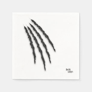 Haunted Scrachtes Halloween Servet