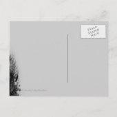 Haunted Sky Paarse Mist Halloween Party Briefkaart (Achterkant)