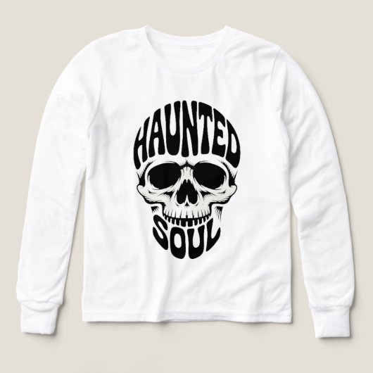 Haunted Soul Skull Typography (Motif recto)
