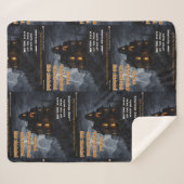 Haunted Squirrel Peak Sherpa Deken (Voorkant (horizontaal))