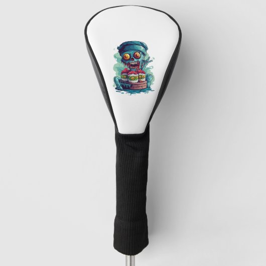 Haunted Sushi Chef Golfheadcover (Voorkant)