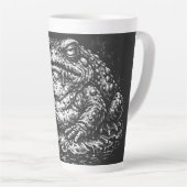 Haunted Toad Sigil door BurnsInHell Latte Mok (Rechterhoek)