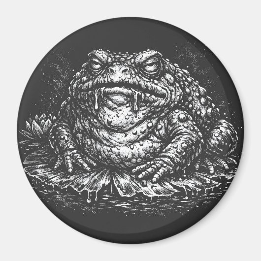 Haunted Toad Sigil door BurnsInHell Magneet (Voorkant)