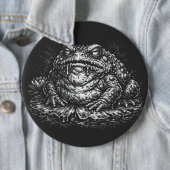Haunted Toad Sigil door BurnsInHell Ronde Button 6,0 Cm (In situ)