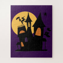 Haunted Witch Castle Puzzle - Spookachtig Hallowee