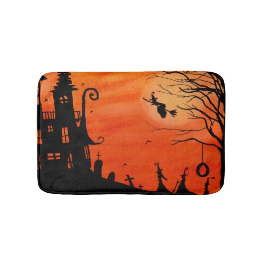 Haunted Witch House Badmat (Voorkant)