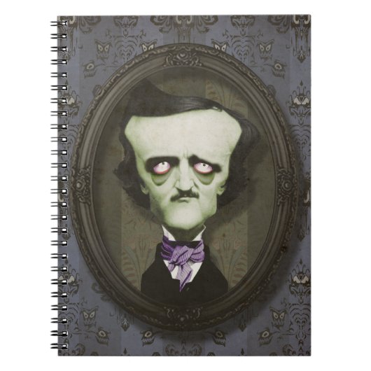 Haunted Zombie Poe-laptop Notitieboek (Voorkant)