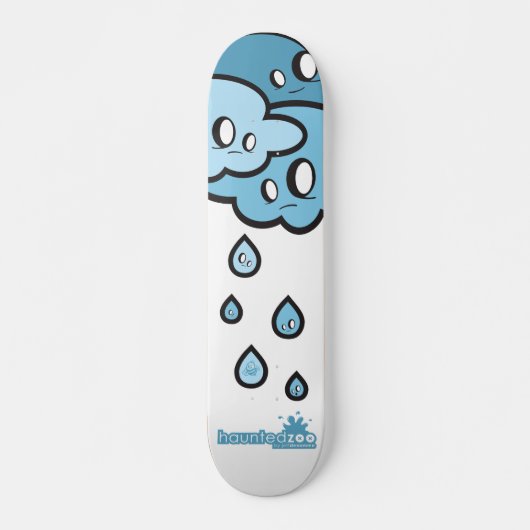 Haunted Zoo "Rain" Skateboard (Voorkant)