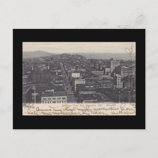 Haunting Birdseye Uitzicht ~ San Francisco voor EQ Briefkaart