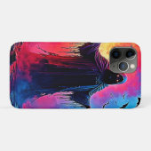 Haunting Demon Verhuld In Shadows Design Case-Mate iPhone Case (Achterkant (horizontaal))