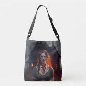 Haunting house crossbody tas (Achterkant)
