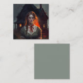 Haunting house notitiekaartje (Voorkant / Achterkant)