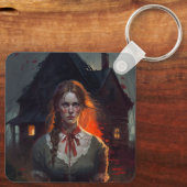 Haunting house sleutelhanger (Achterkant)