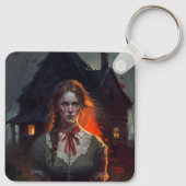 Haunting house sleutelhanger (Achterkant)