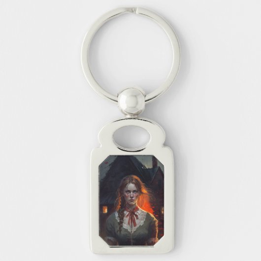 Haunting house sleutelhanger (Voorkant)