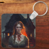 Haunting house sleutelhanger (Achterkant)