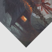 Haunting house tissuepapier (Detail)