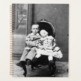 Haunting Vintage Sibling Portrait  Planner