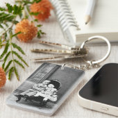 Haunting Vintage Sibling Portrait Sleutelhanger (Voorkant Rechts)