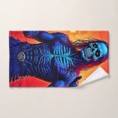 Haunting Zombie Demon Dans Le Design De La Ville (Serviette à main)