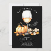 Hauntingly elegante Halloween uitnodiging (Voorkant)